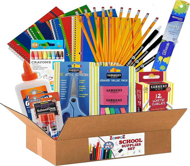 Tapes & Scissors & Glue Stick